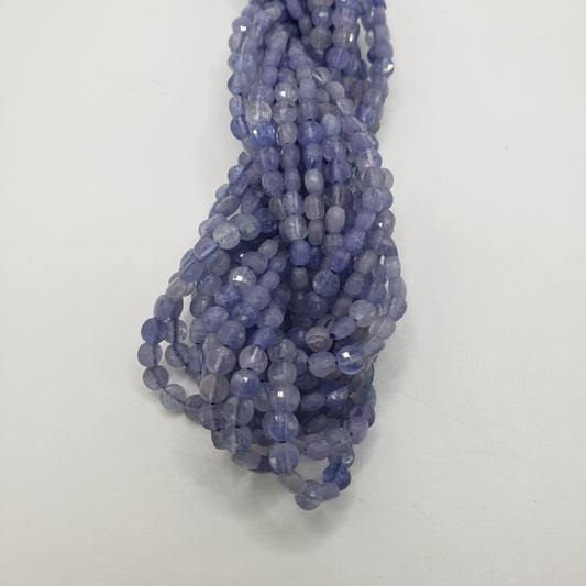 4mm Tanzanite Faceted Coin