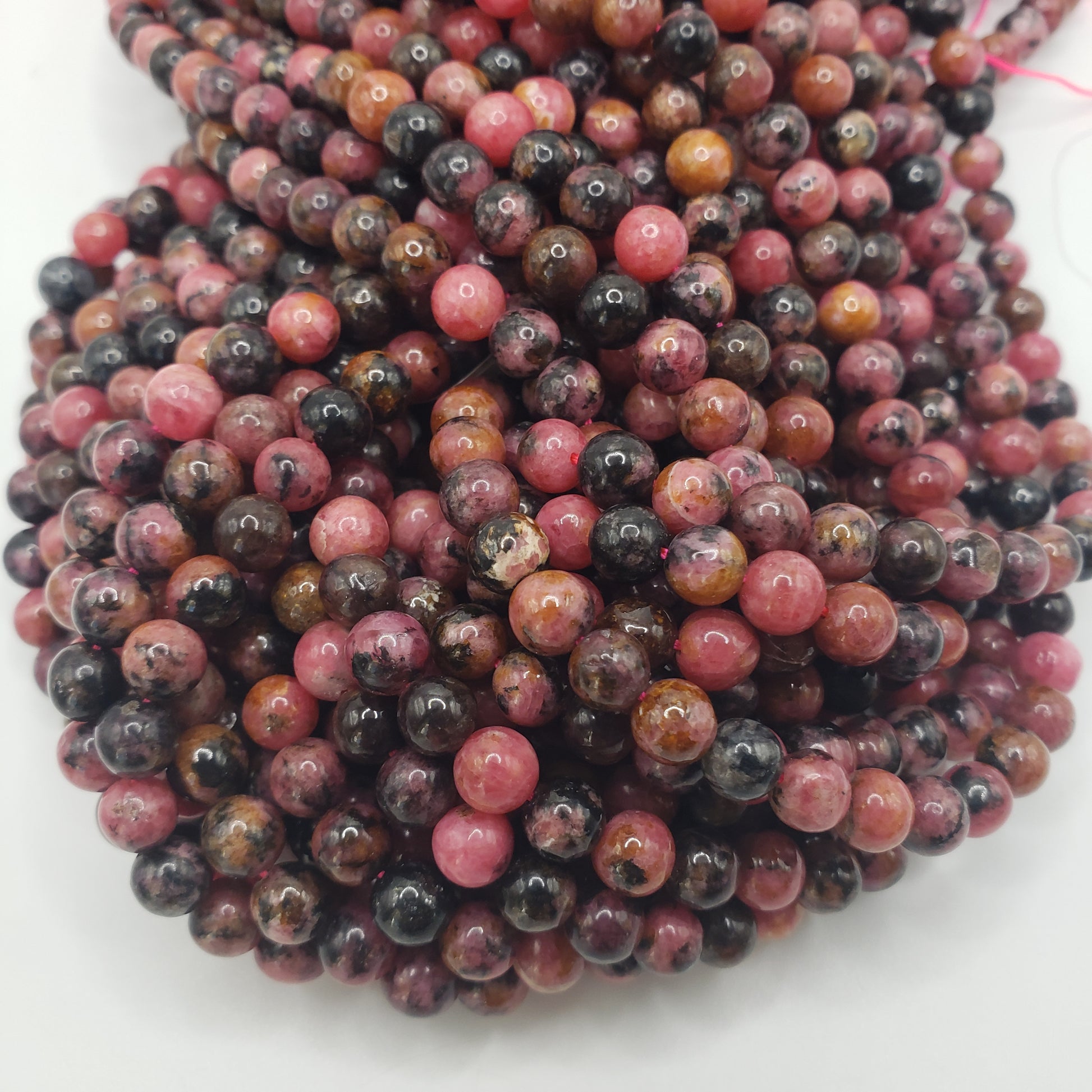 6mm Rhodocrosite Round Peru