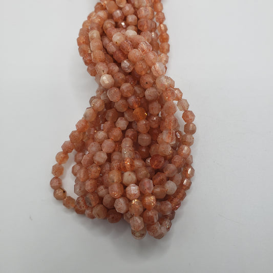 4mm Sunstone Faceted