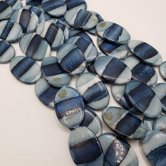 Printed Shell Oval