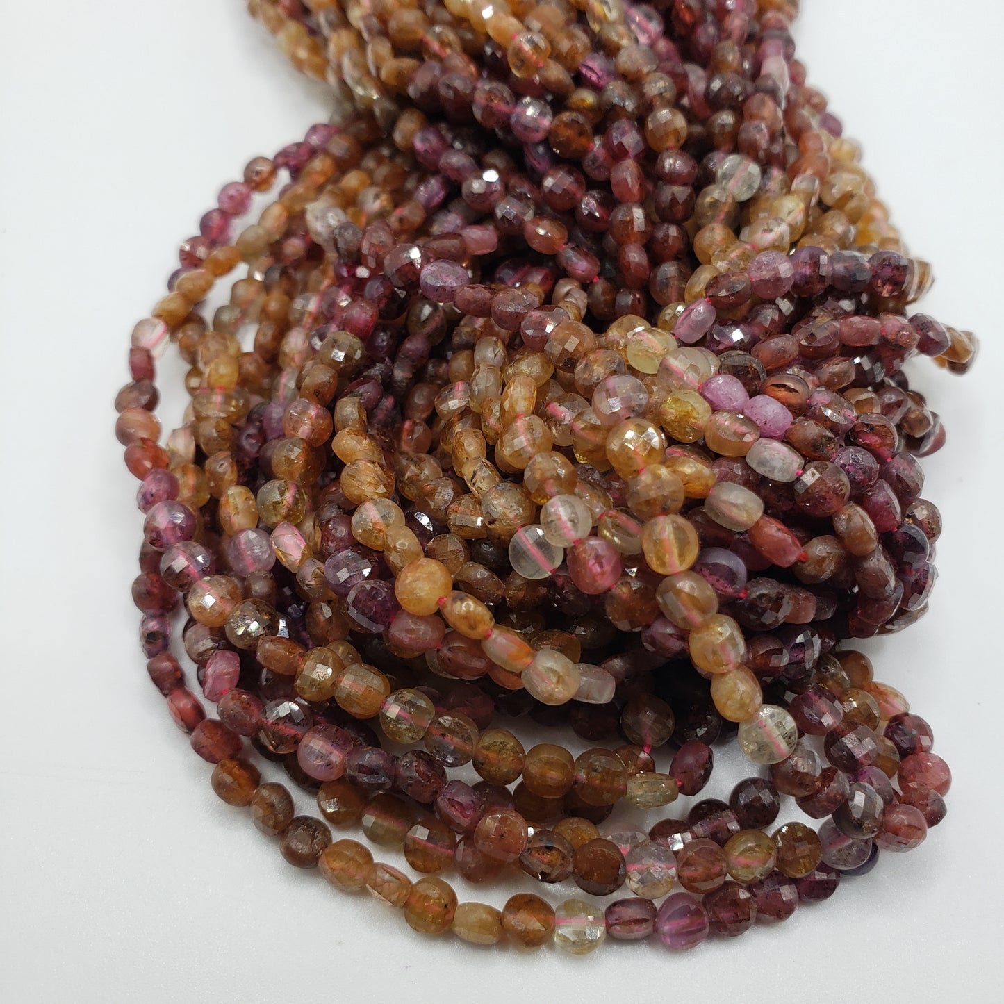 4mm Tourmaline Coin Faceted