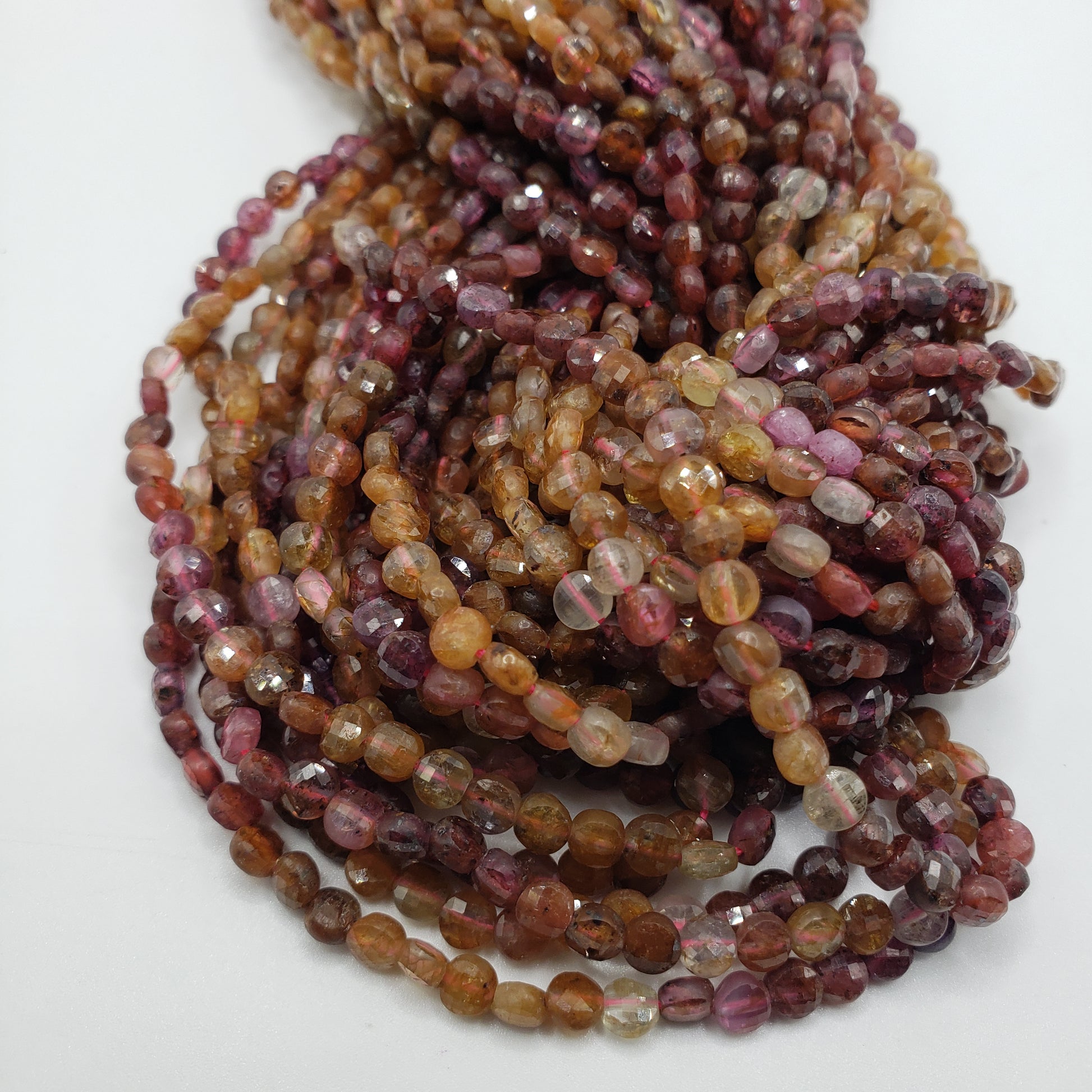 4mm Tourmaline Coin Faceted