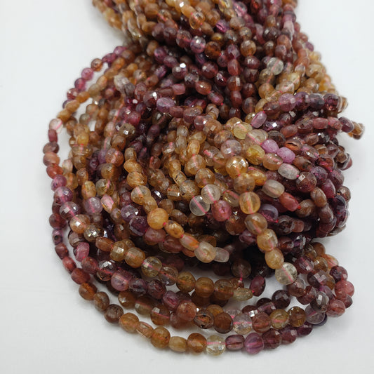 4mm Tourmaline Coin Faceted