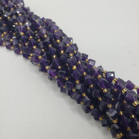 8mm Amethyst Square