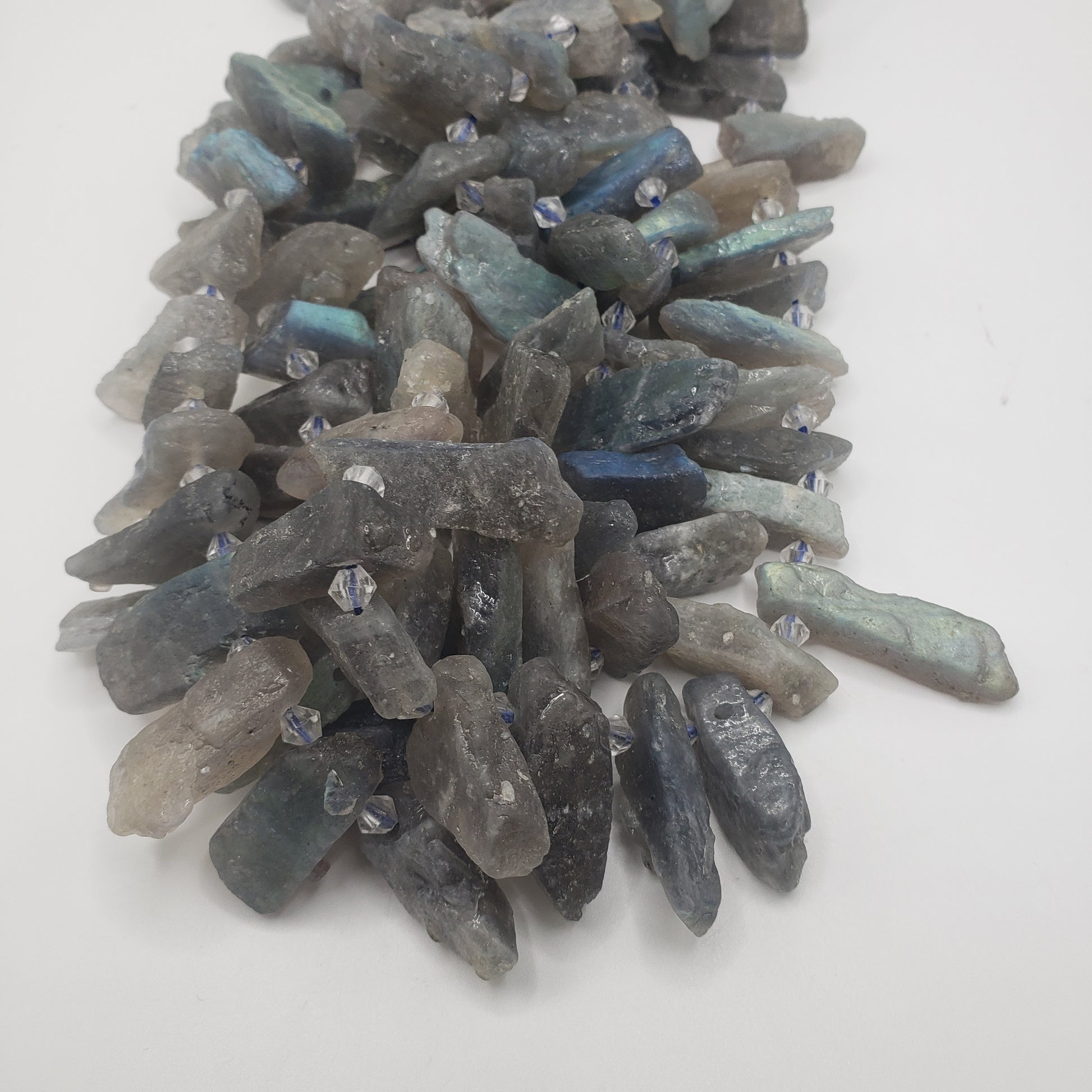 Raw Labradorite Top Drill