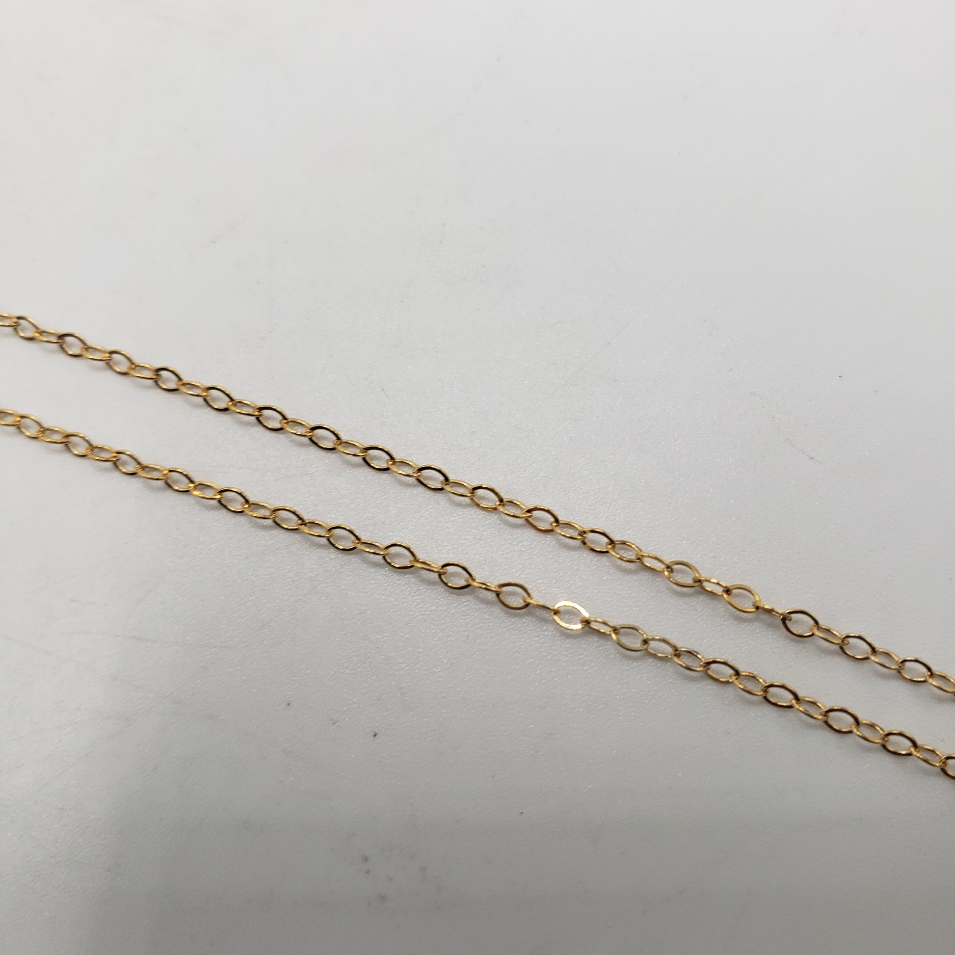 GF Small Flat Oval Link Chain