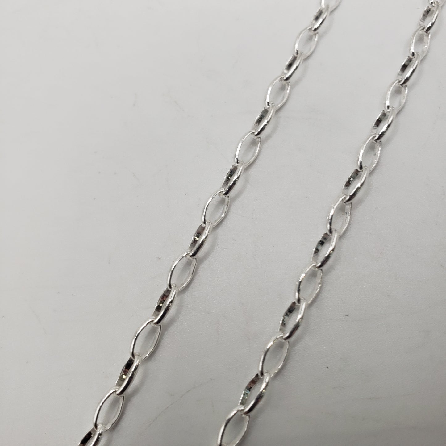 SS Flat Oval Link Chain