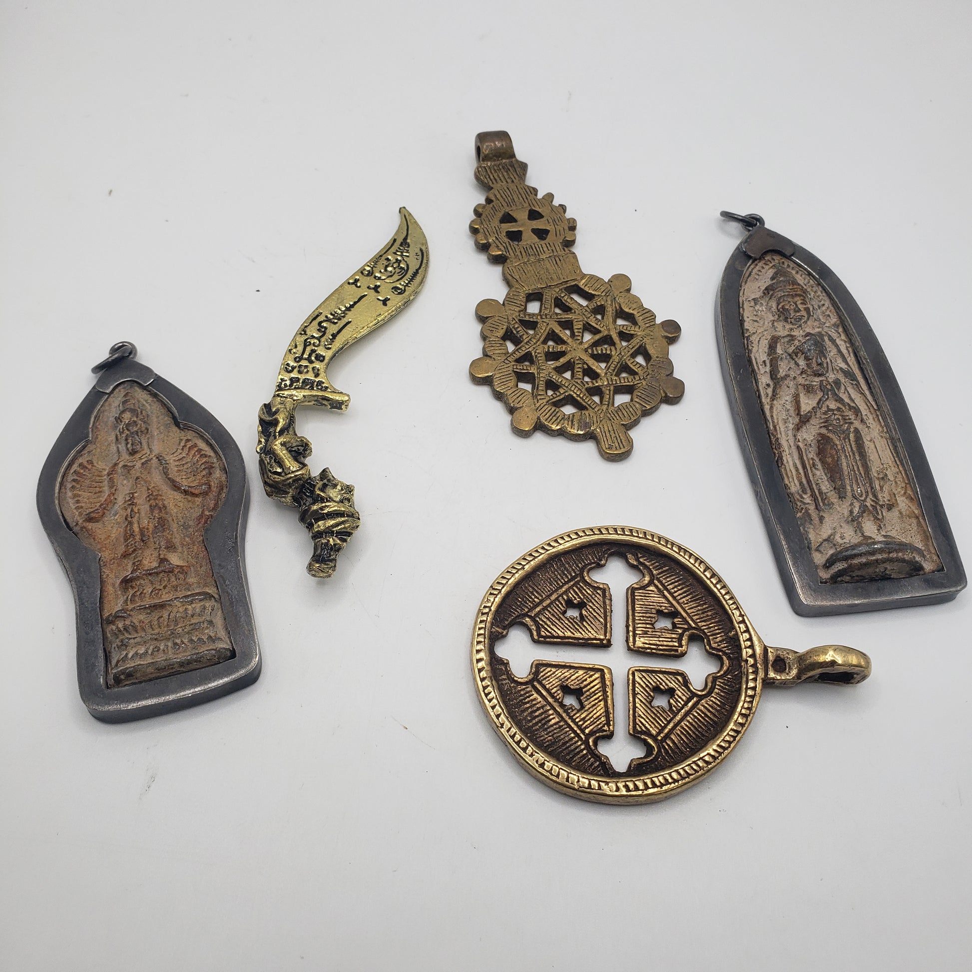 Assorted Bronze Pendants 21
