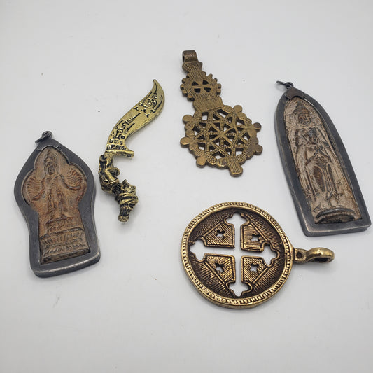 Assorted Bronze Pendants 21