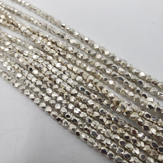 SS Seed Bead Large Square Faceted Strand