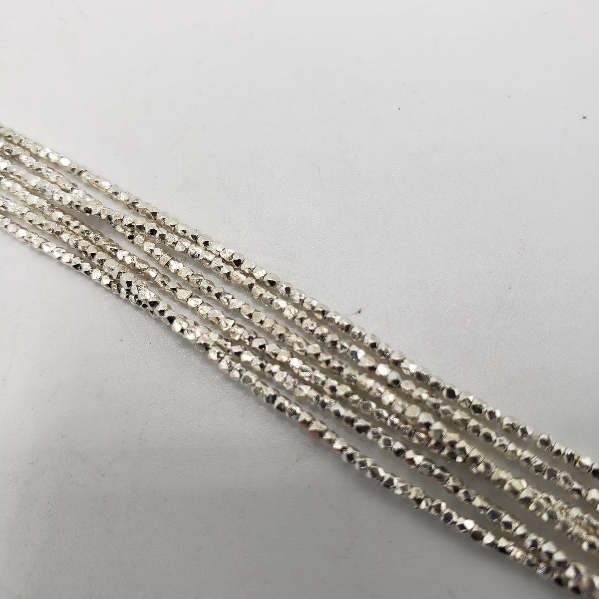 SS Seed Bead Small Square Faceted Strand