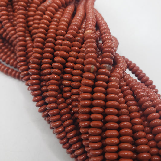 4mm Red Jasper Disk