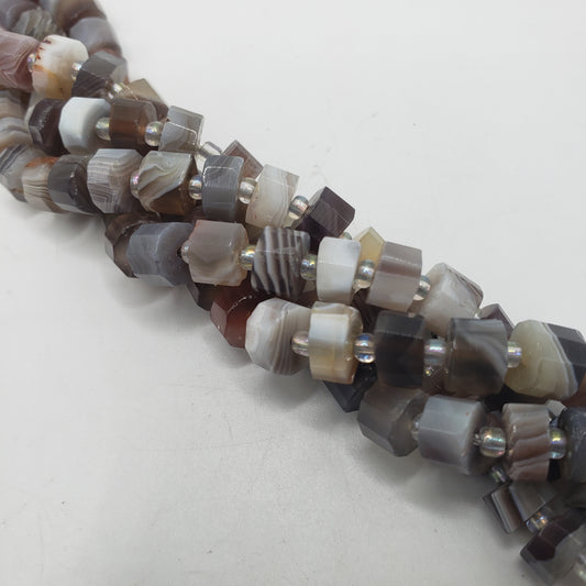 8mm Botswana Agate Cylinder