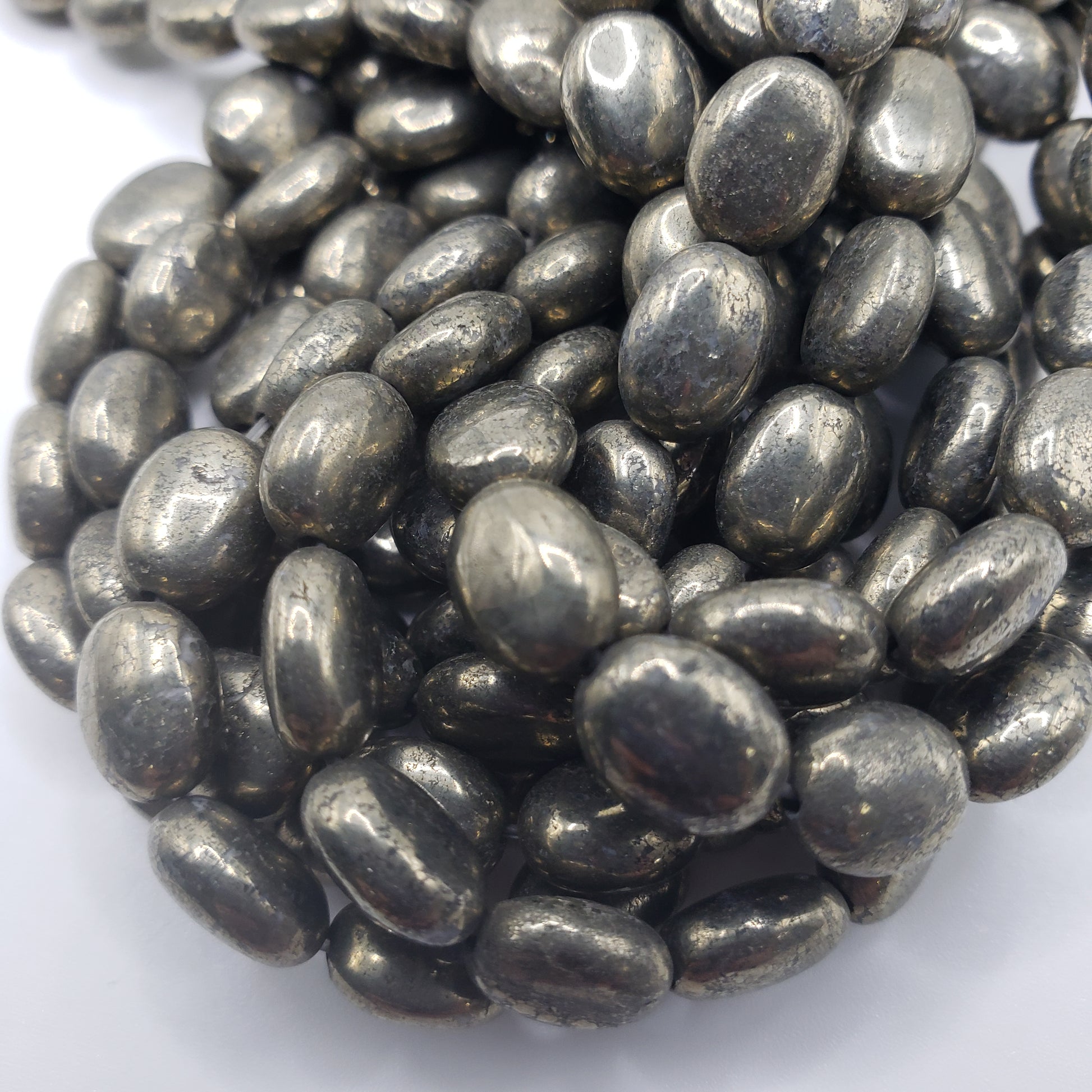Copy of 8*10mm Oval Pyrite