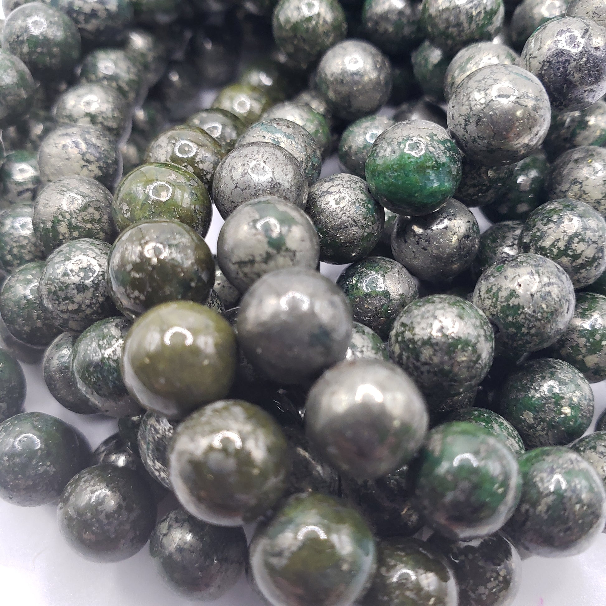 8mm Green Pyrite
