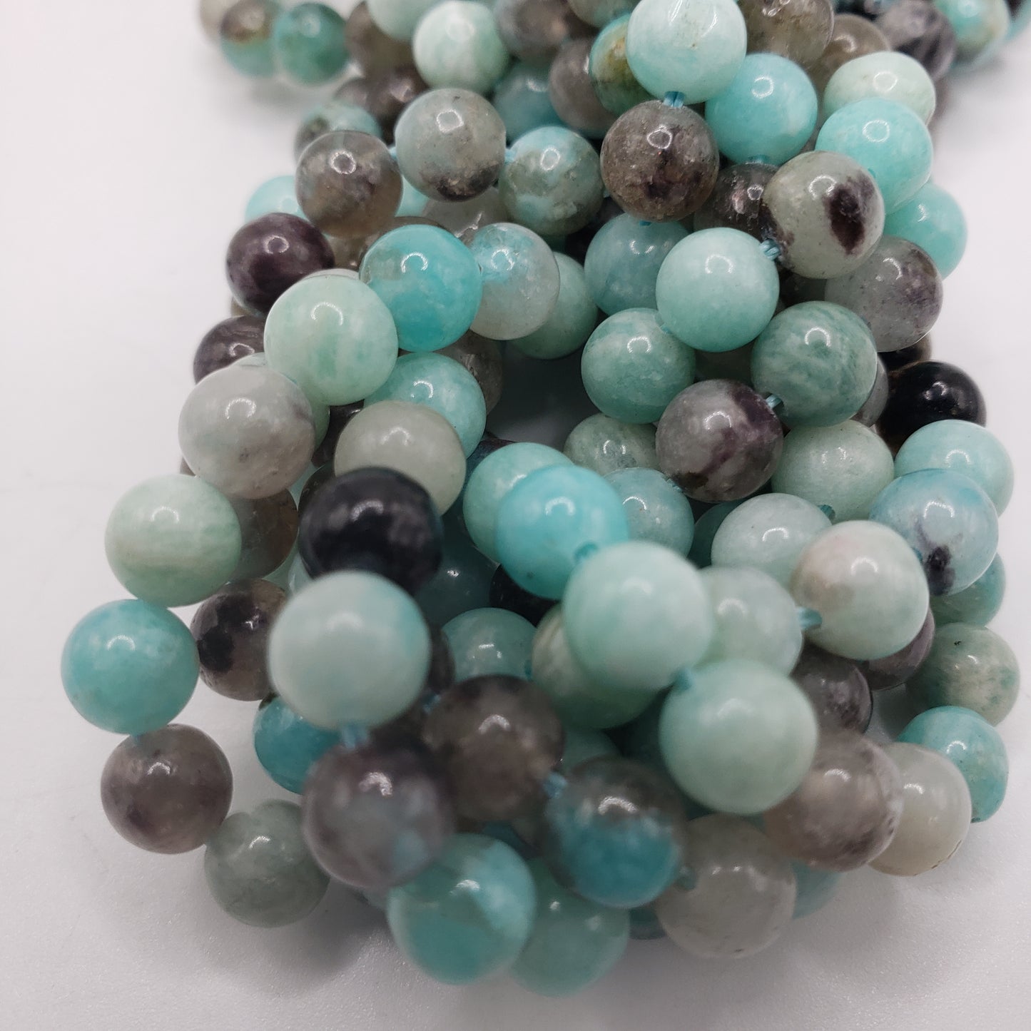 6mm Black Amazonite