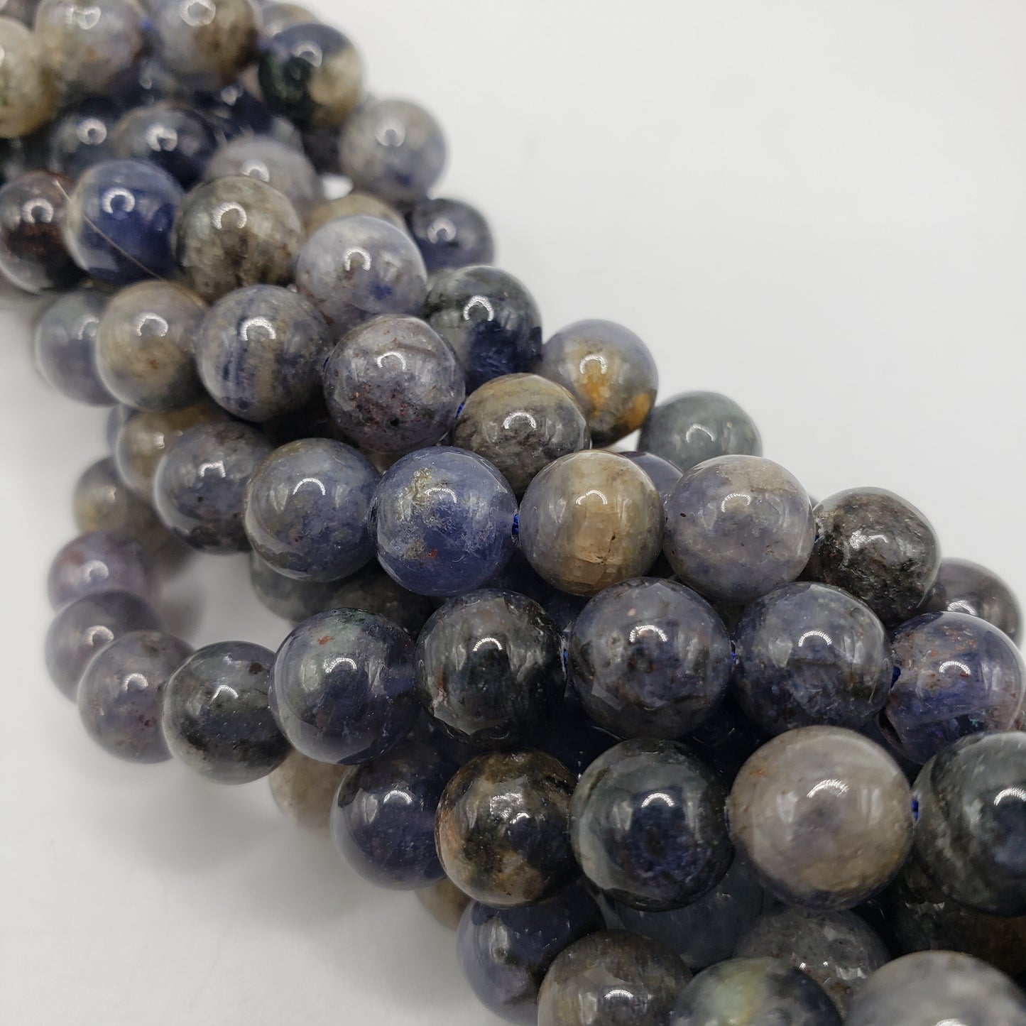 8mm Iolite Blue