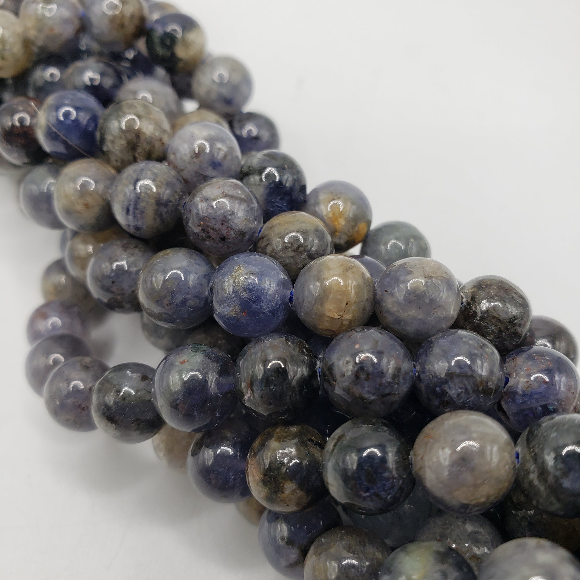 8mm Iolite Blue
