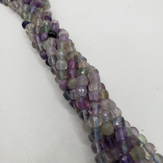 6mm Fluorite Cube A