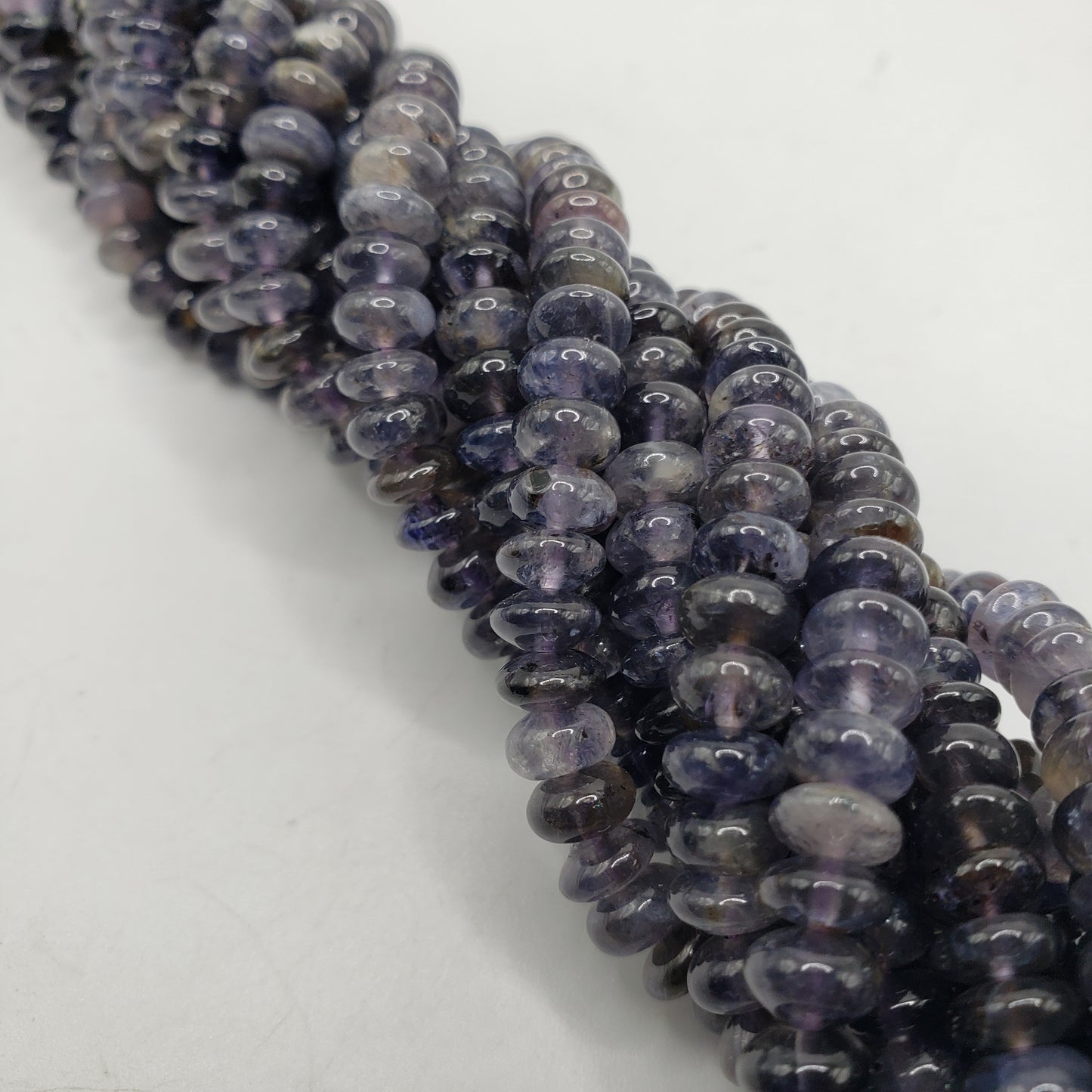 6mm Purple Iolite Rounded