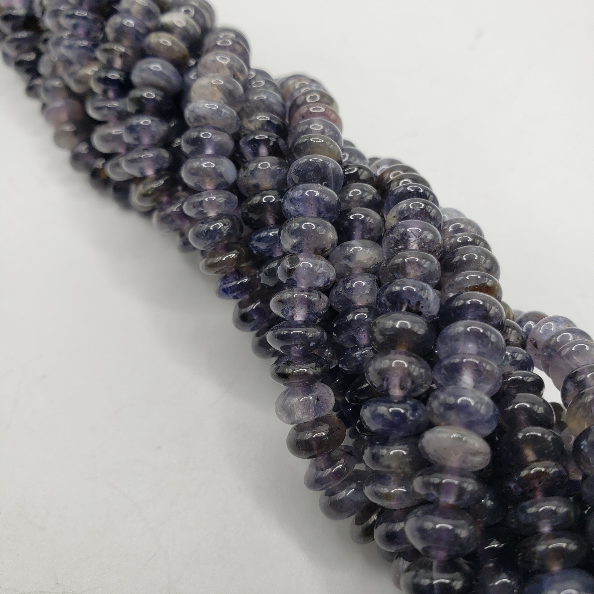 6mm Purple Iolite Rounded