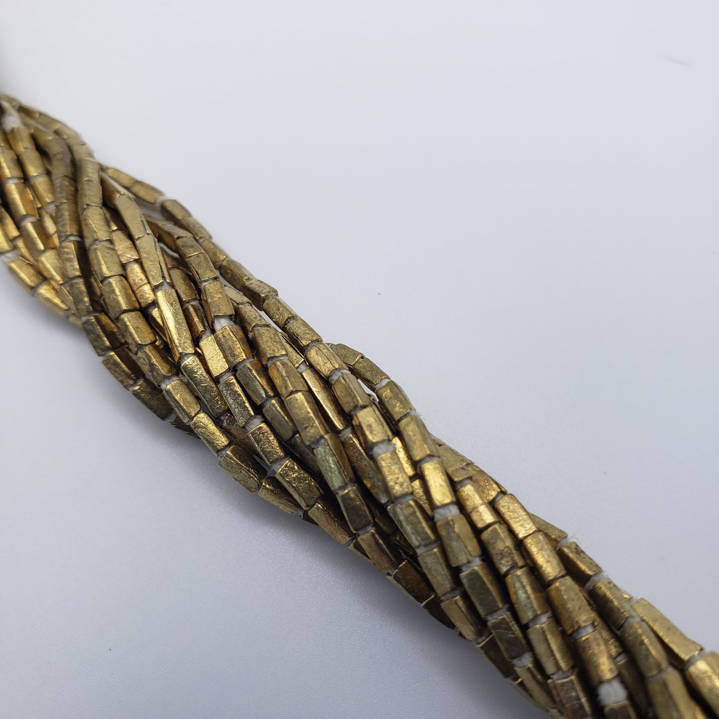 Gold Rectangle Beads