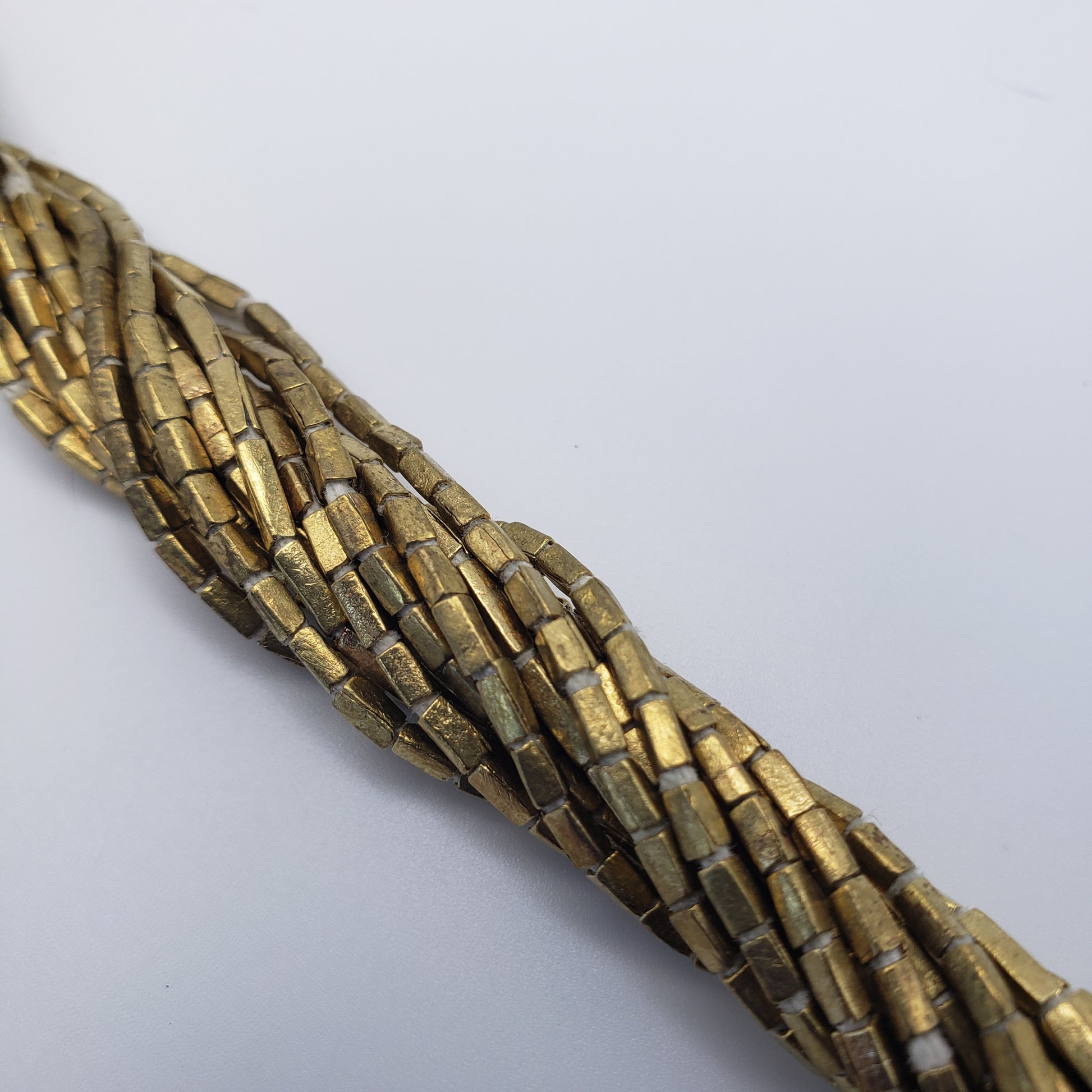 Gold Rectangle Beads