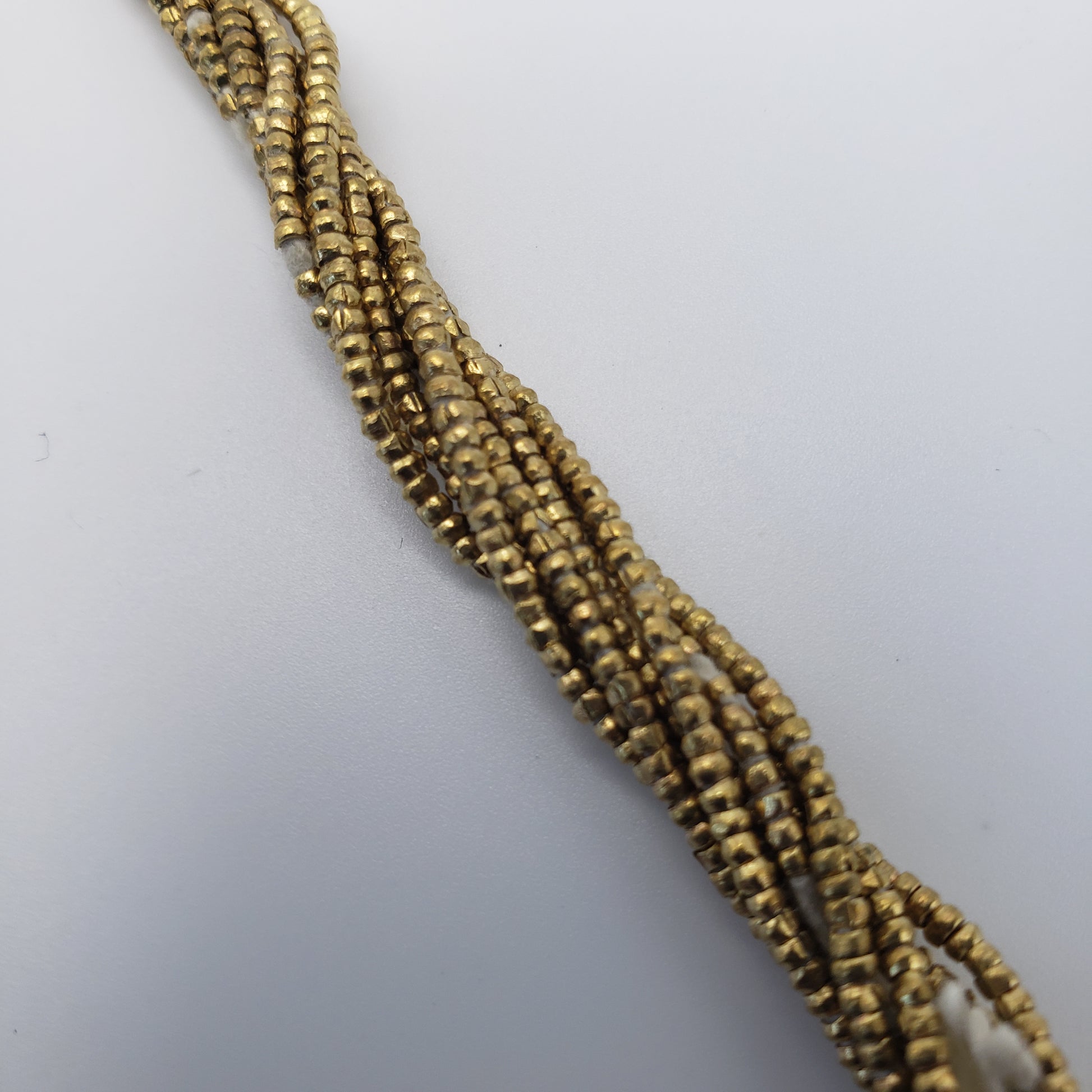 Golden Metal Seed Beads