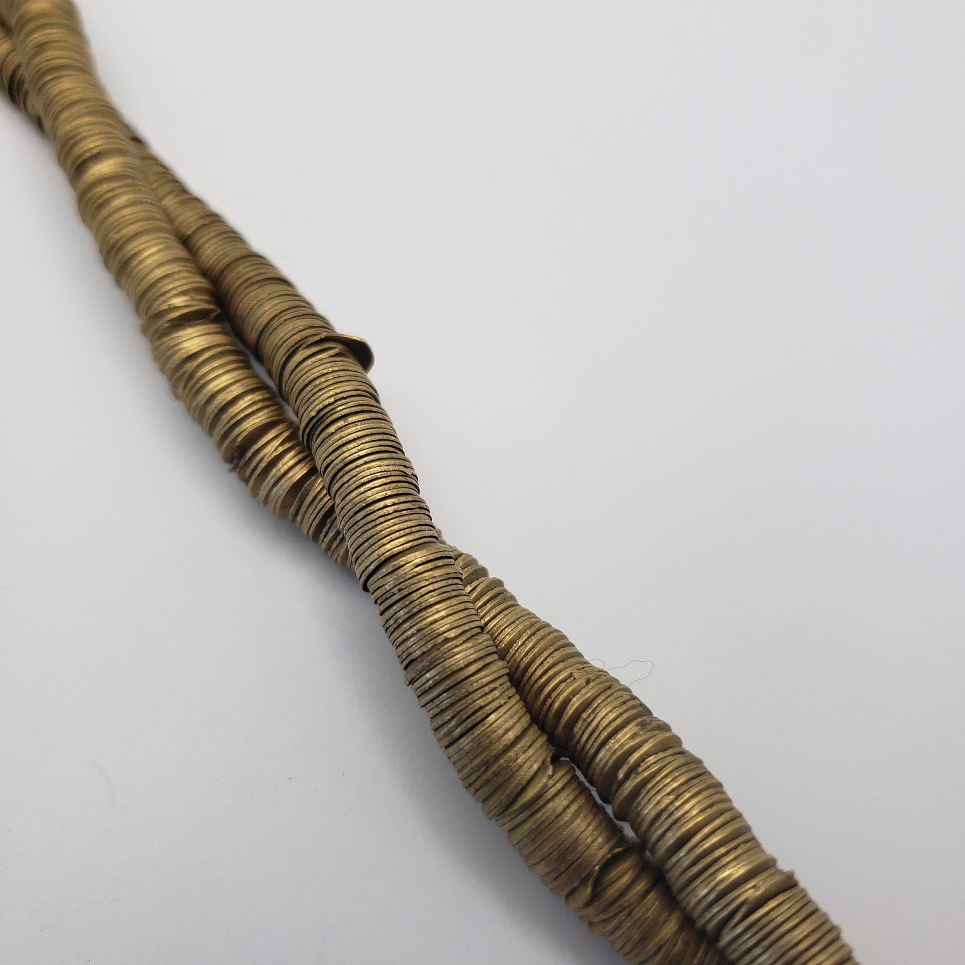 Gold Metal Flat Beads