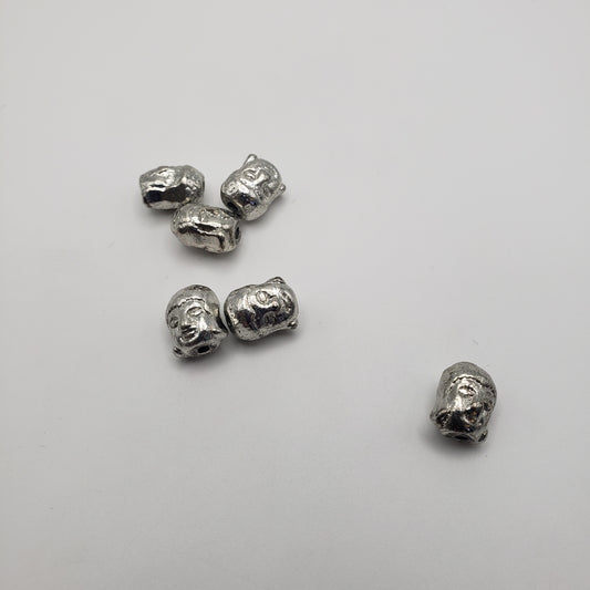 Silver Diety Bead Single