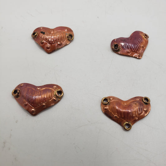 Handmade Copper Heart With Holes