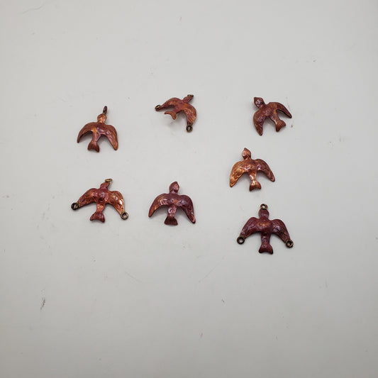 Handmade Copper Bird With Holes
