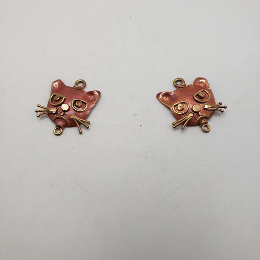 Handmade Copper Mad Cat