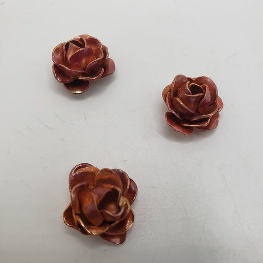 Handmade Copper Rose Charm