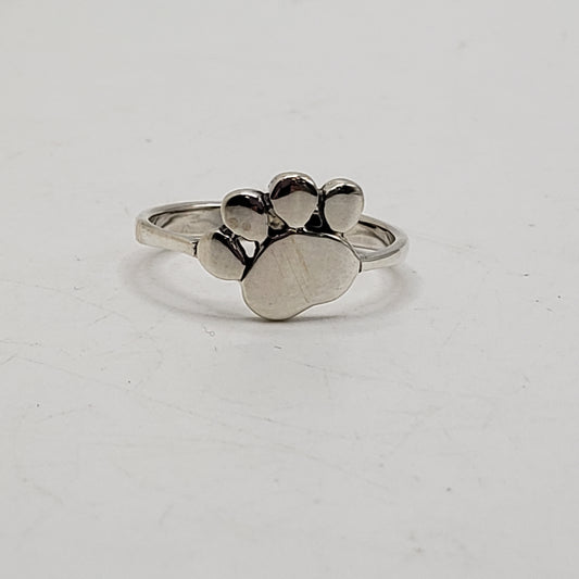 SS Paw Print Ring 18.99