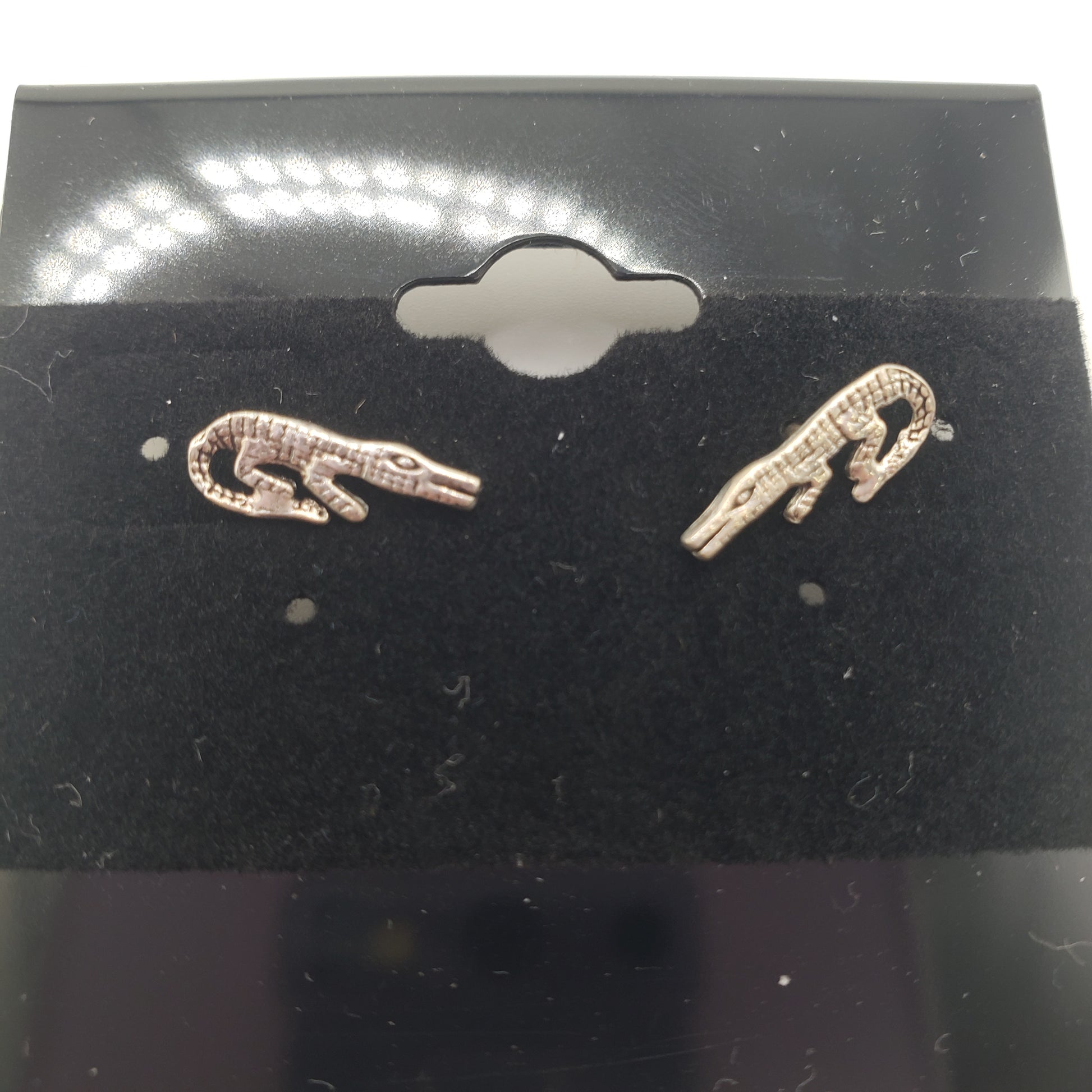 SS Crocodile Stud Earrings 7.99