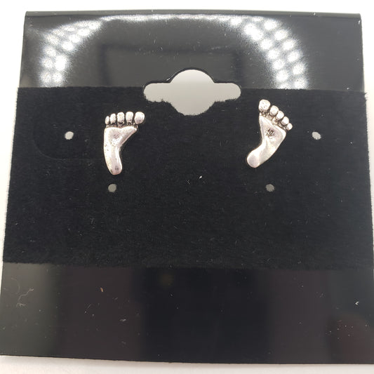 SS Feet Stud Earrings 7.99