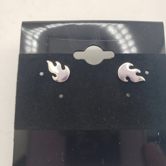 SS Flame Stud Earrings 7.99