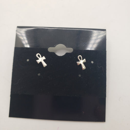SS Ankh Stud Earrings 7.99