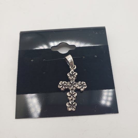 SS Flower Cross Pendant 16.99