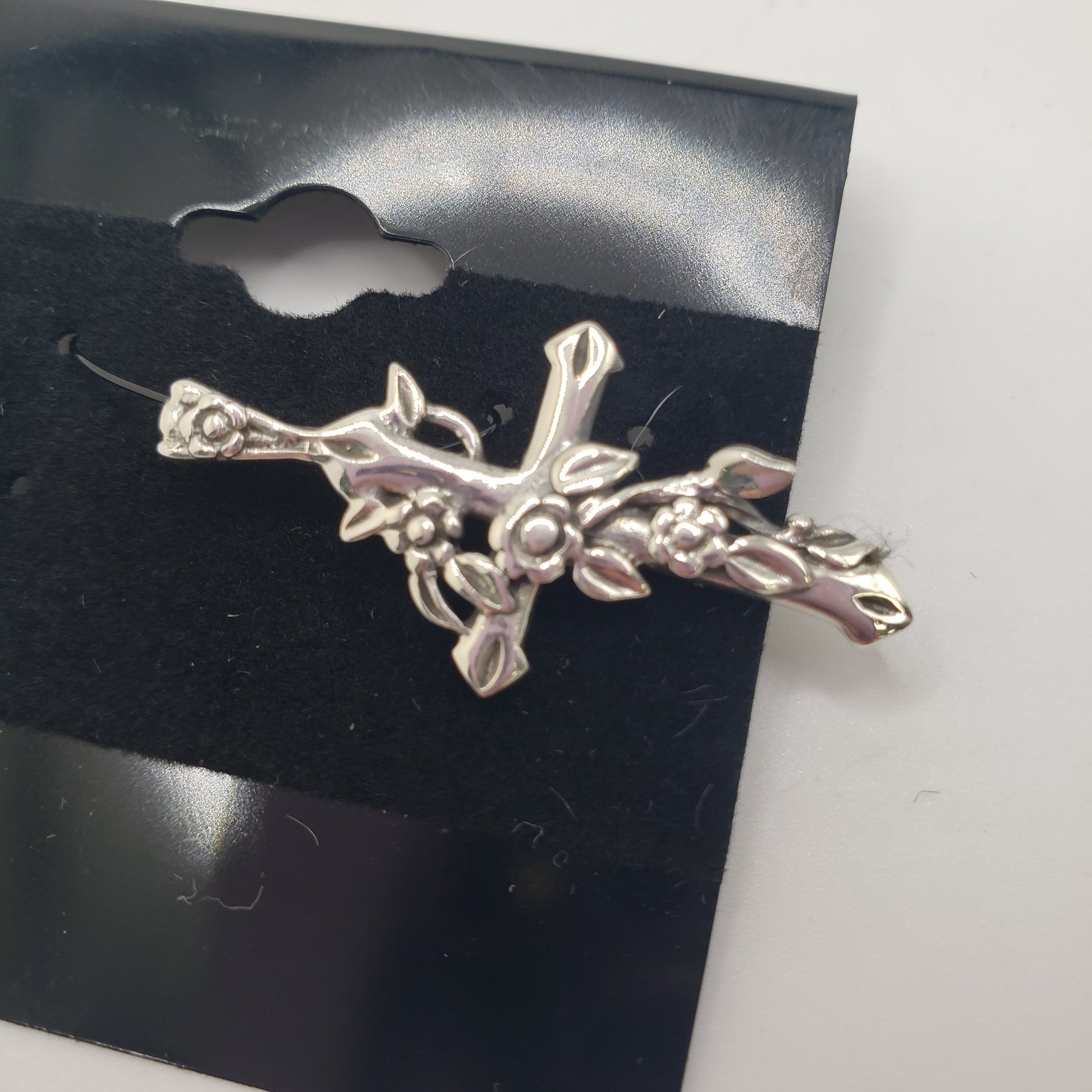 SS Cross with Flower Pendant 16.99
