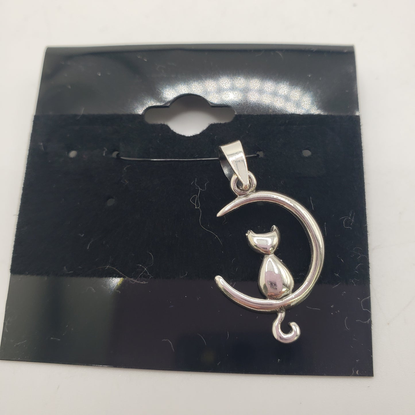 SS Cat & Moon Pendant 16.99