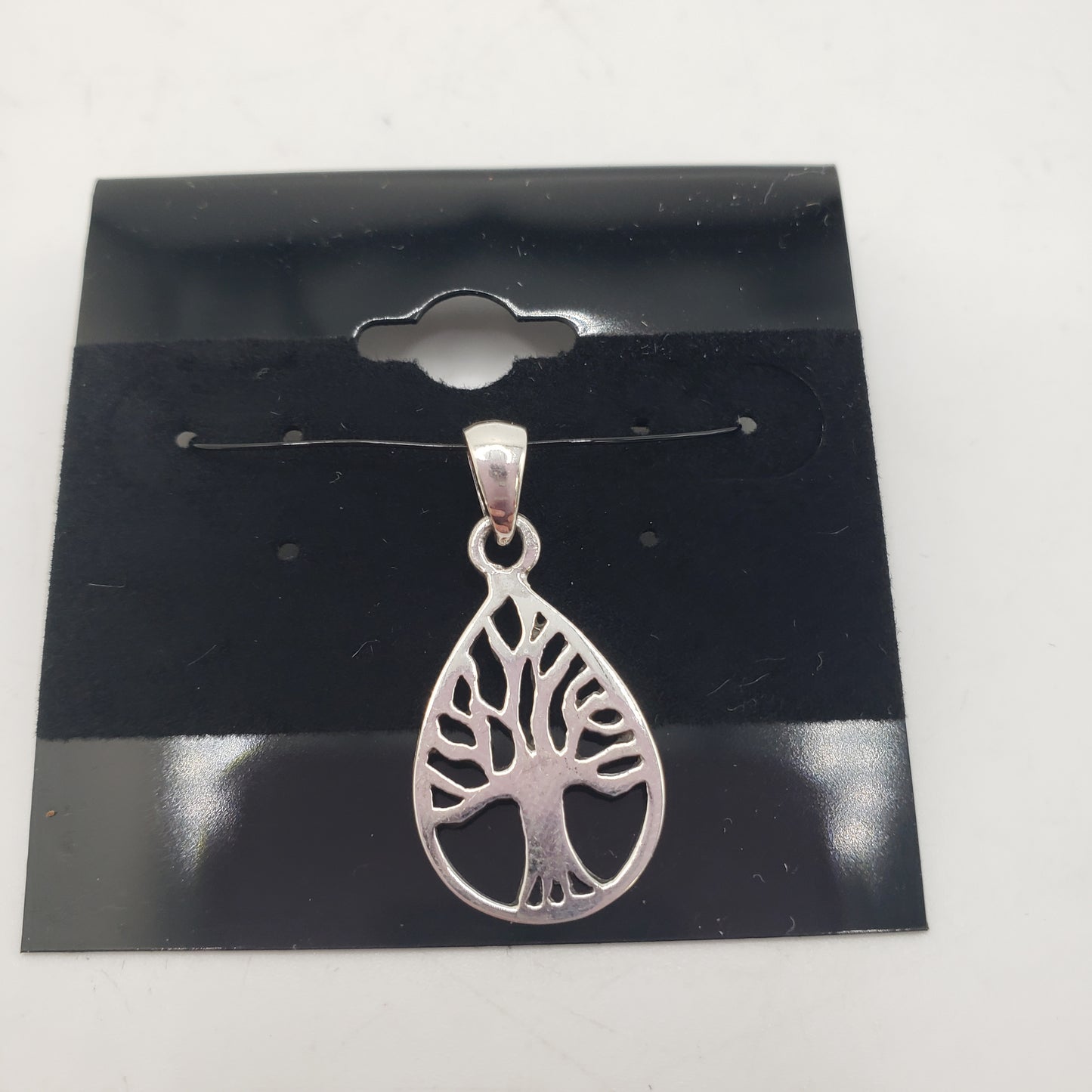 SS Teardrop Tree of Life Pendant 11.99