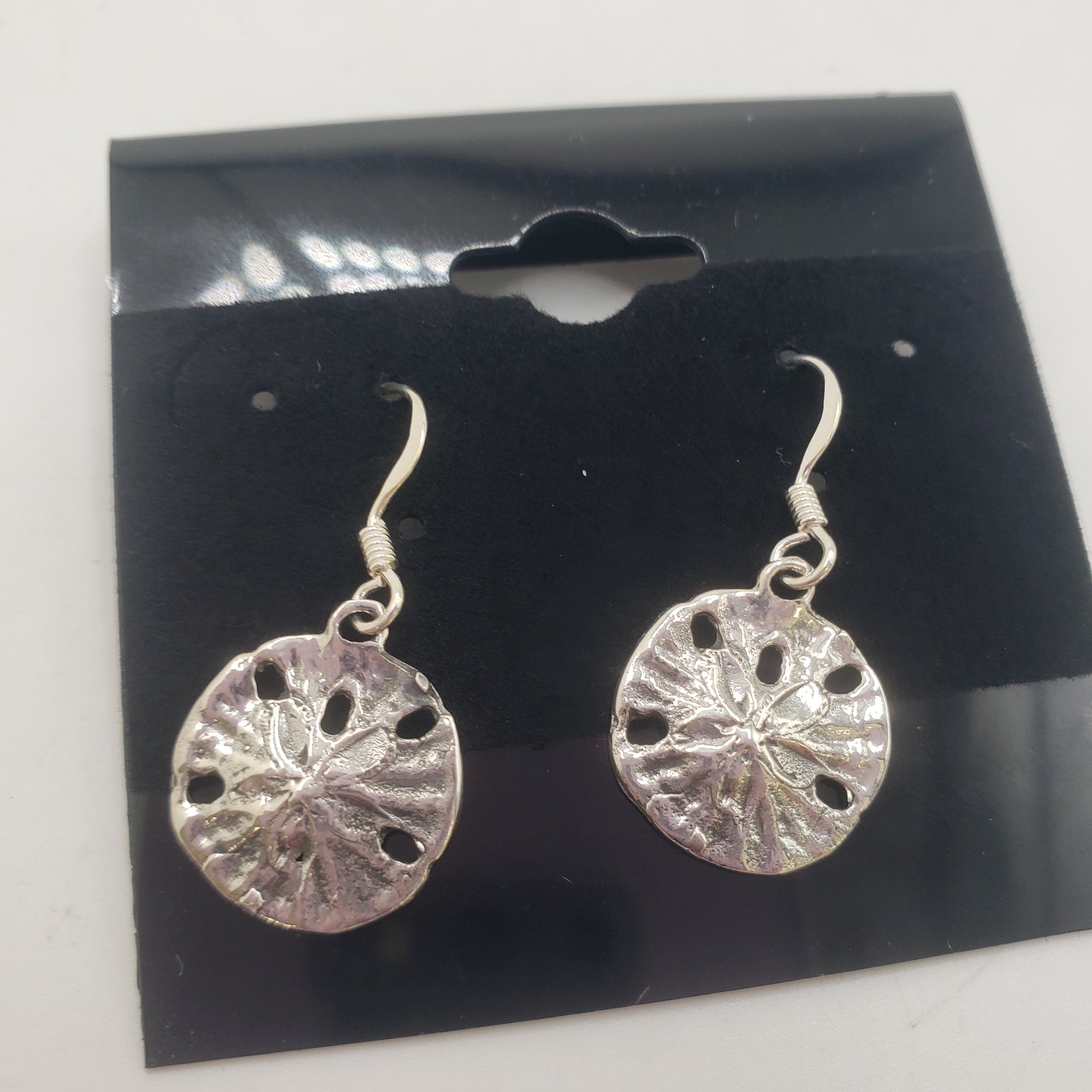 SS Sand Dollar Earrings 18.99
