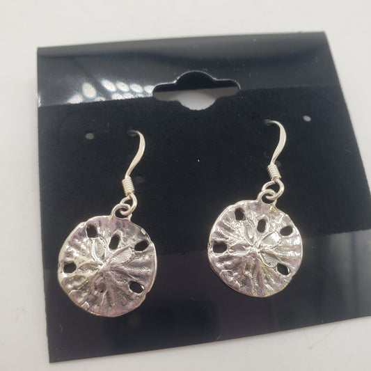 SS Sand Dollar Earrings 18.99