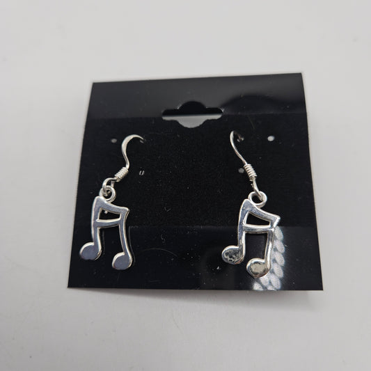 SS Double Music Note Earrings 16.99