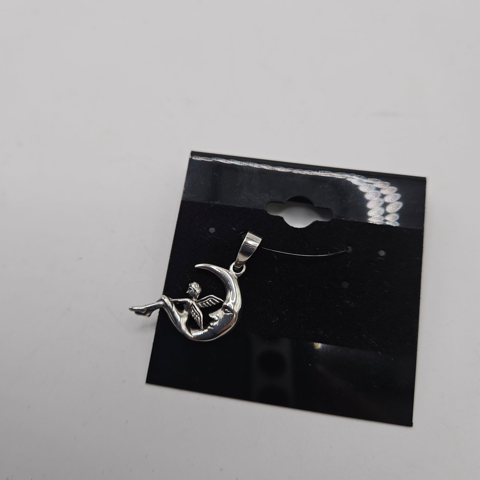 SS Fairy on Moon Pendant 18.99