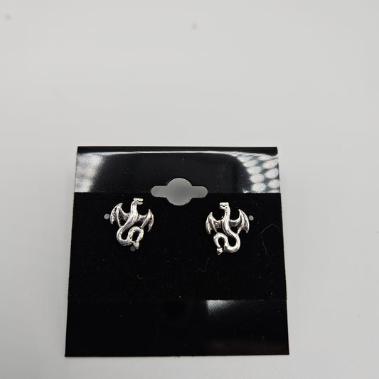 SS Dragon Stud Earrings 14.99