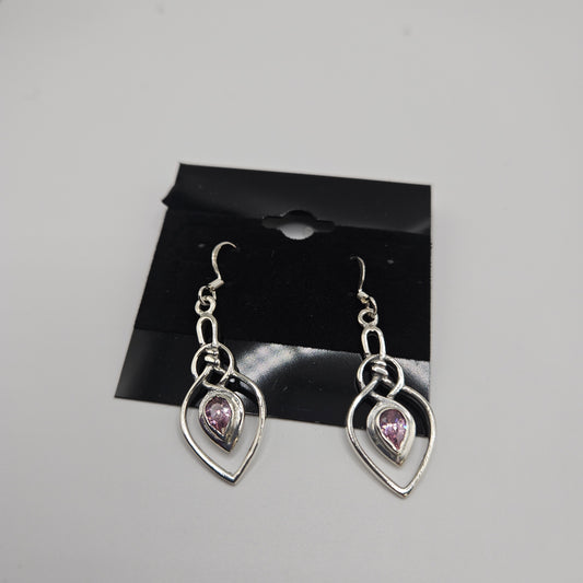 SS Fancy Pink Earrings 28.99