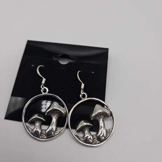 SS Round Mushroom Earrings 47.99